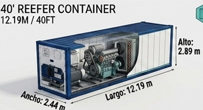 Contenedor Reefer (Refrigerado) 40'